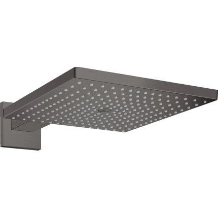 Cap dus fix Raindance E 300 1 jet brat 390 mm - brushed black chrome
